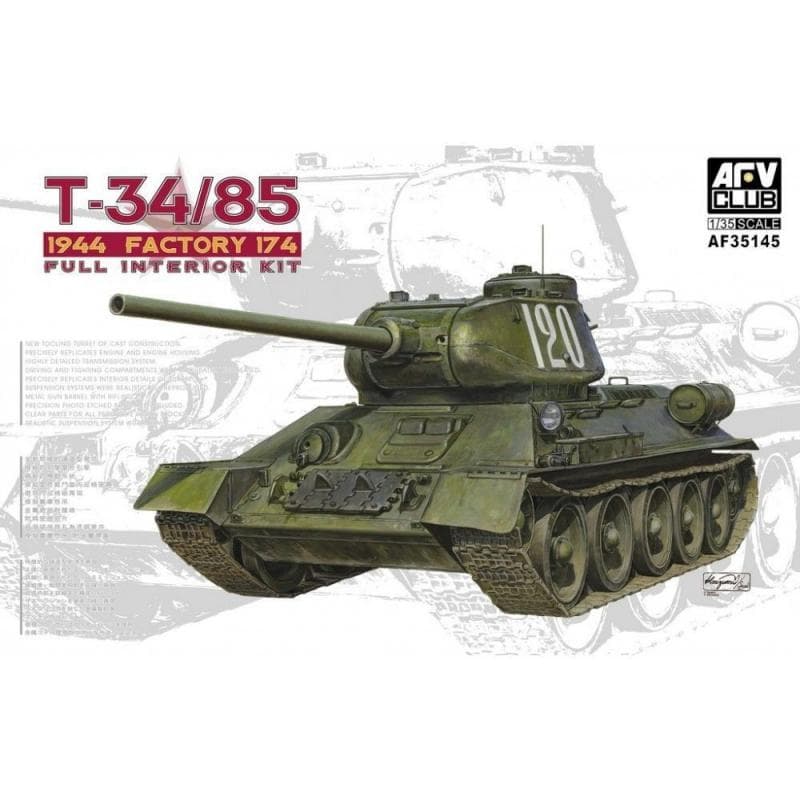 T34/85 Model 174 Factory - Full Interior Kit