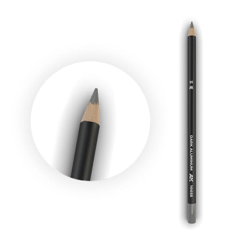 Watercolor Pencil - Dark Aluminum Nickel