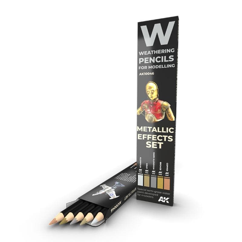 Watercolor Pencil Set - Metallics Set