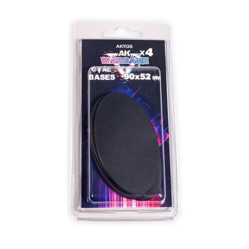 Oval Bases 90x52mm X 4 Stück