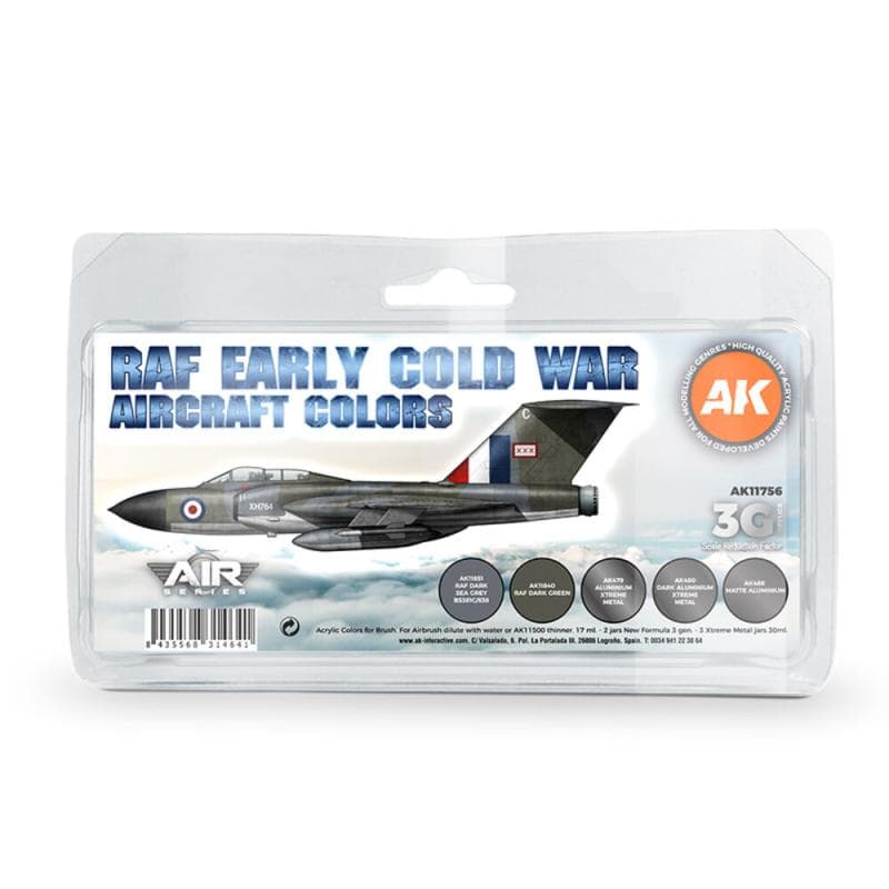 Early Cold War Raf Aircraft Colors Set 3g