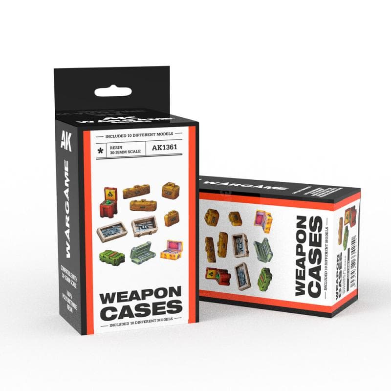 Weapon Cases Scenography Wargame Set (30-35mm)
