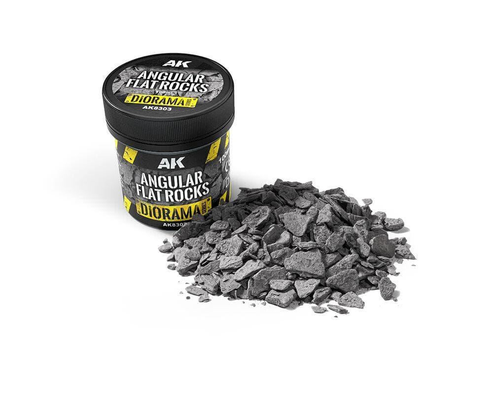 Angular Flat Rocks - 100ml