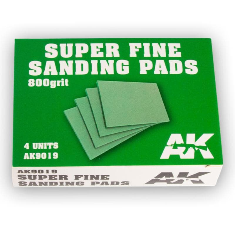 Super Fine Sanding Pads 800 Grit.4 Units