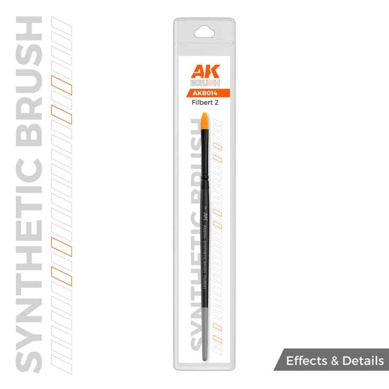 Ak Synthetic Brush - Filbert 2
