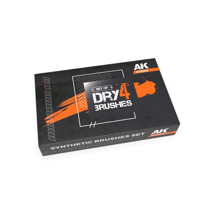 Dry Brushes Set - 4 Pinsel