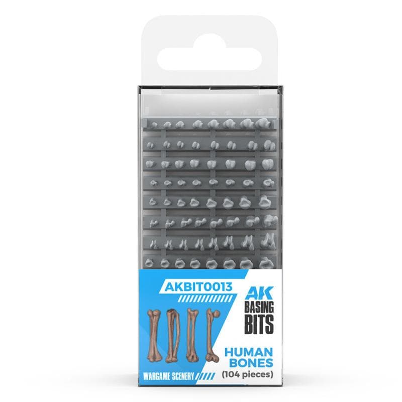 Human Bones - Basing Bits - 3d Druck - 120 Stück