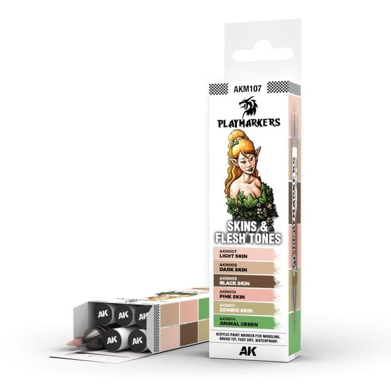Playmarkers Set - Skin & Flesh Tones (6 Farben)