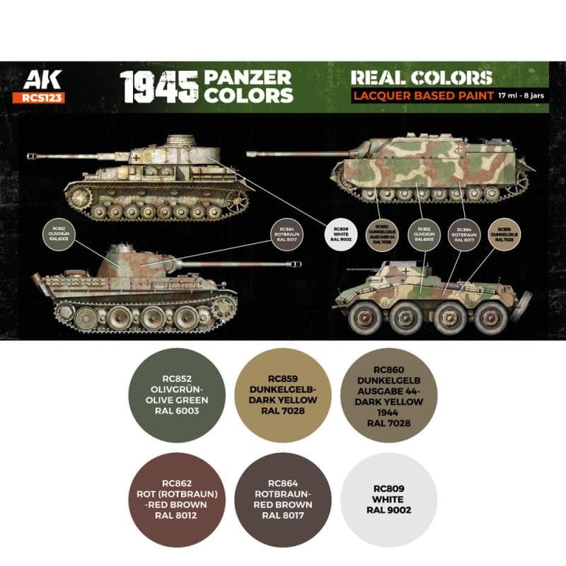 1945 Panzer Colors Set