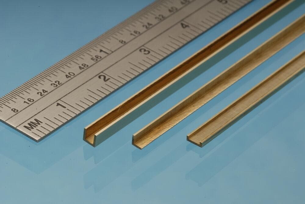 Brass I Beam 2 X 1 Mm