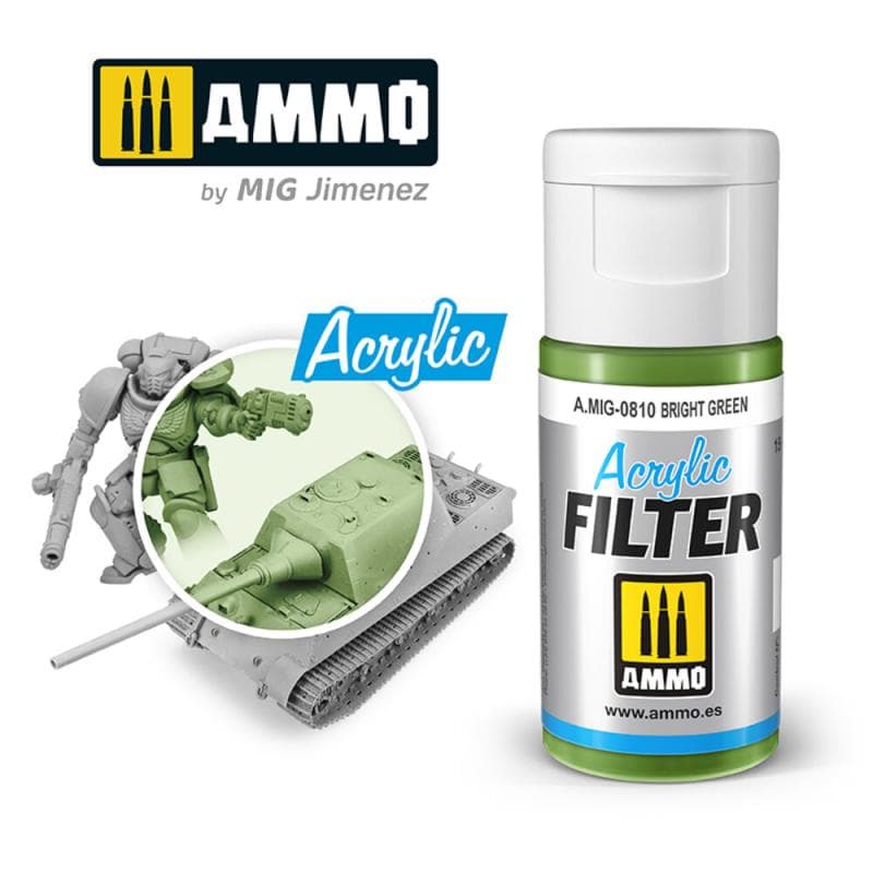 Acrylic Filter Bright Green