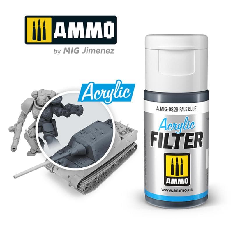 Acrylic Filter Pale Blue