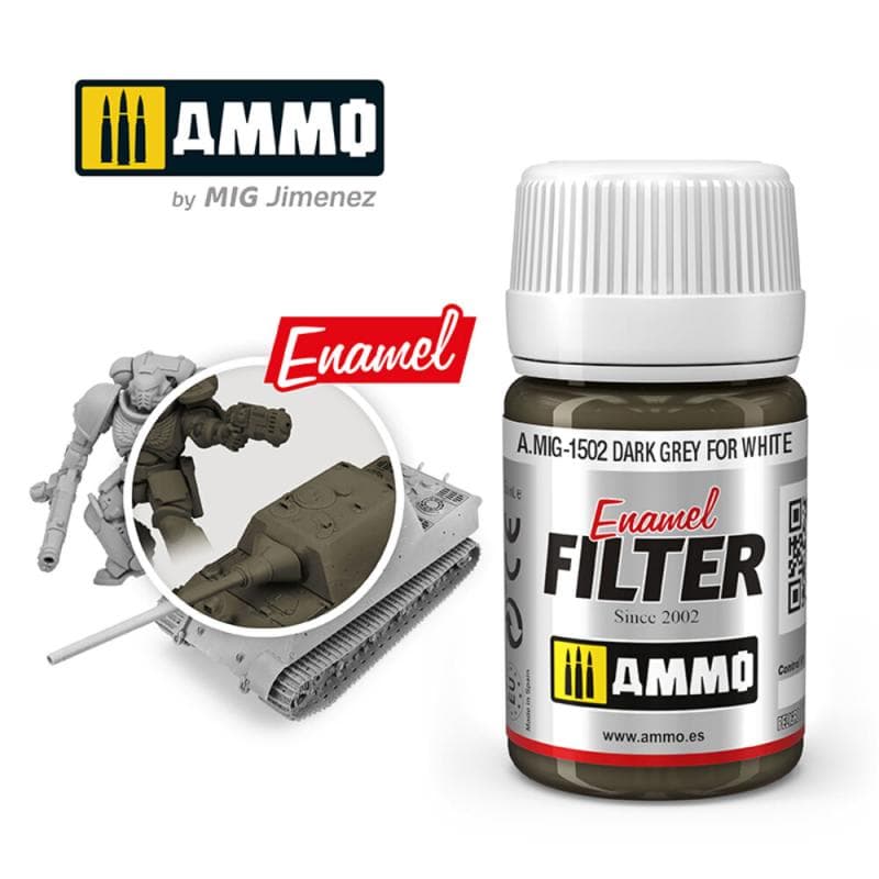 Filter Dark Grey For White