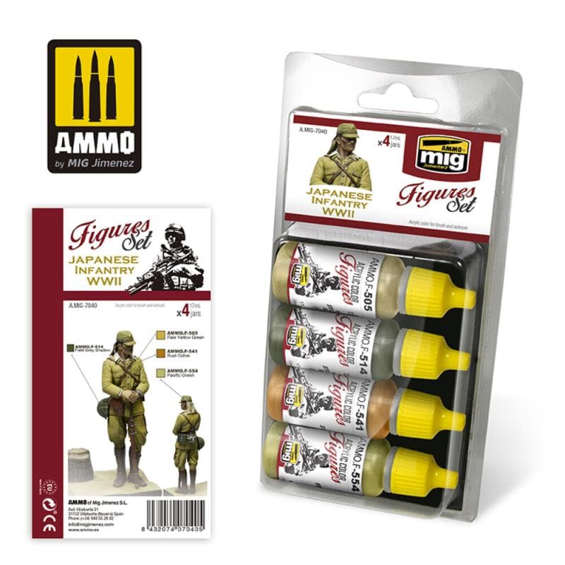 Japanese Infantry Wwii Figures Set