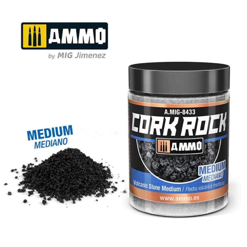 Create Cork Volcanic Rock Medium (Jar 100ml)