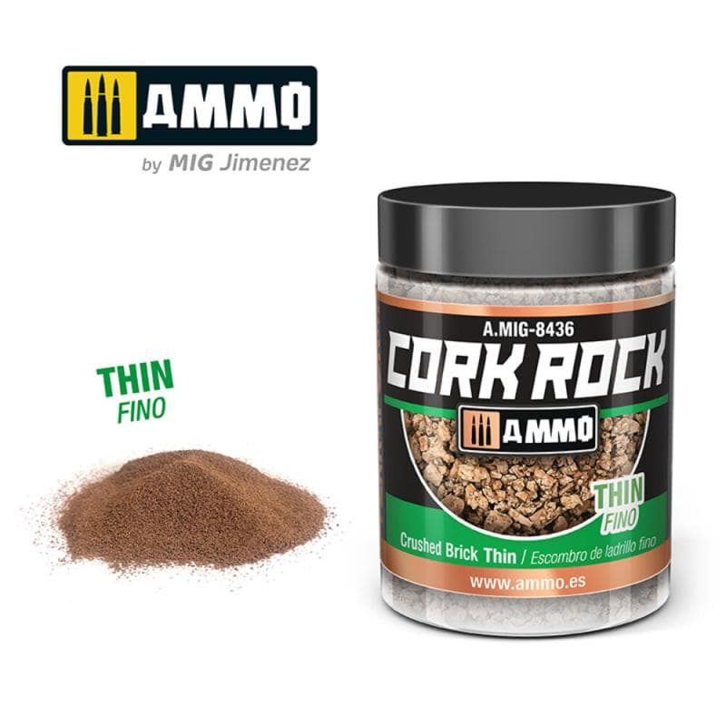 Create Cork Crushed Brick Thin (Jar 100ml)