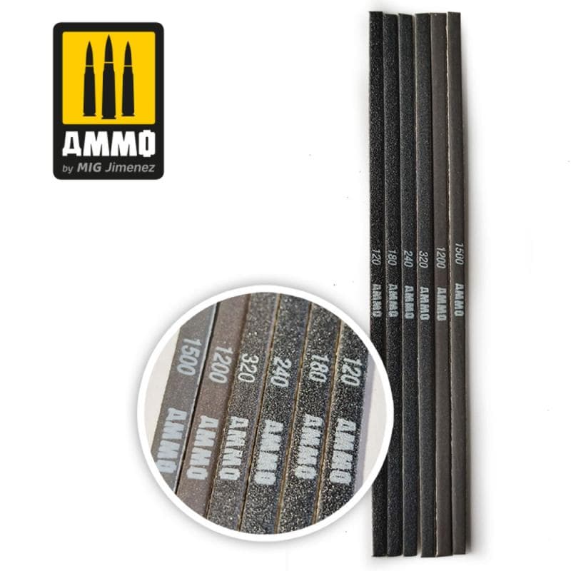 Contour Sanding Sticks - 6 Pcs.
