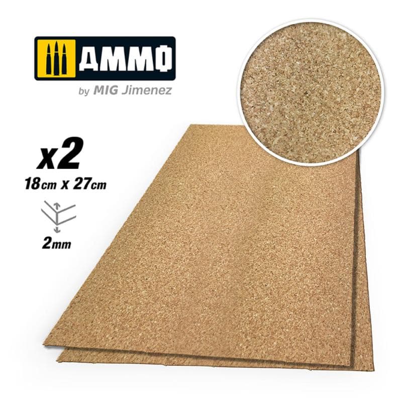 Create Cork Fine Grain (2mm) - 2 Pcs.