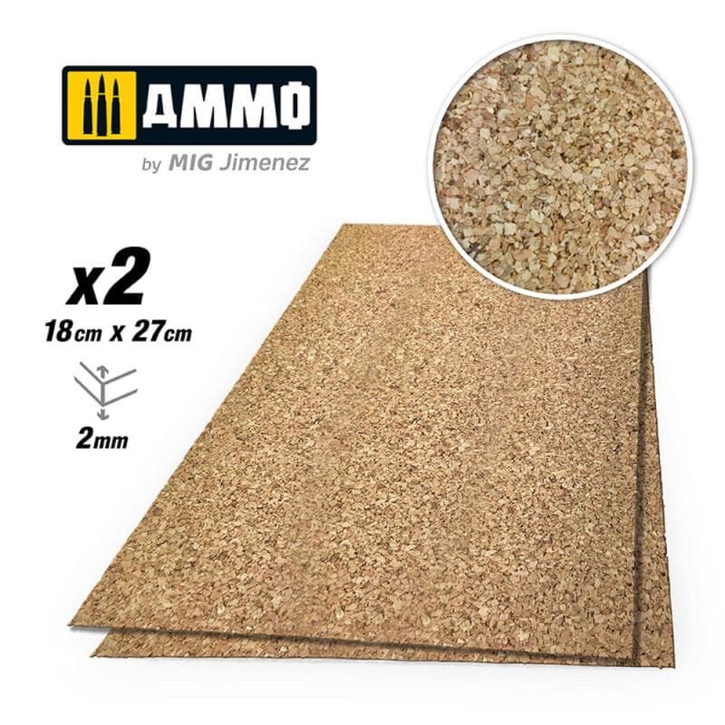 Create Cork Medium Grain (2mm) - 2 Pcs.