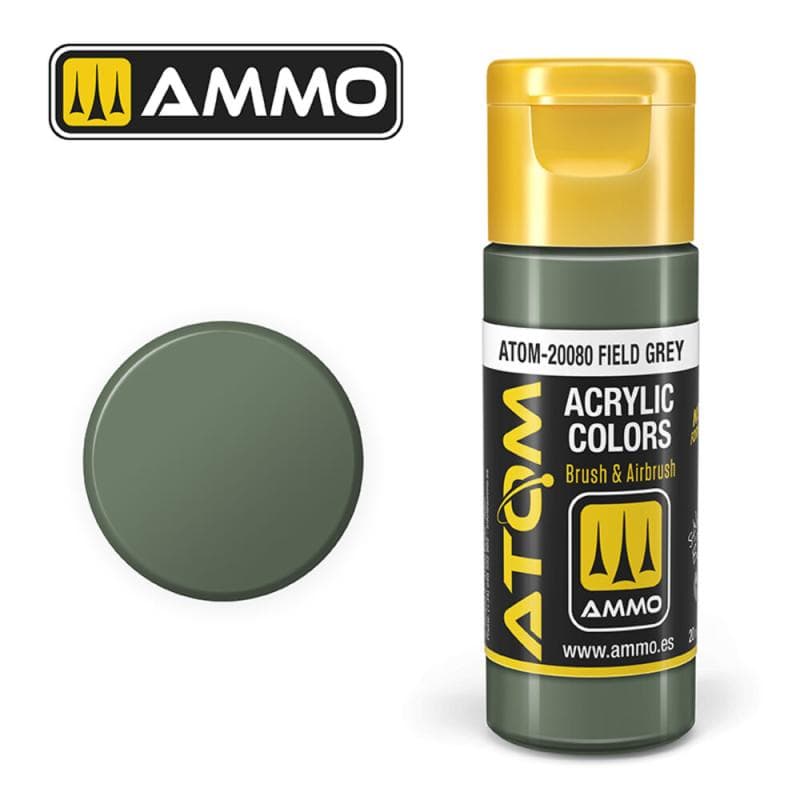 Atom Color Field Grey
