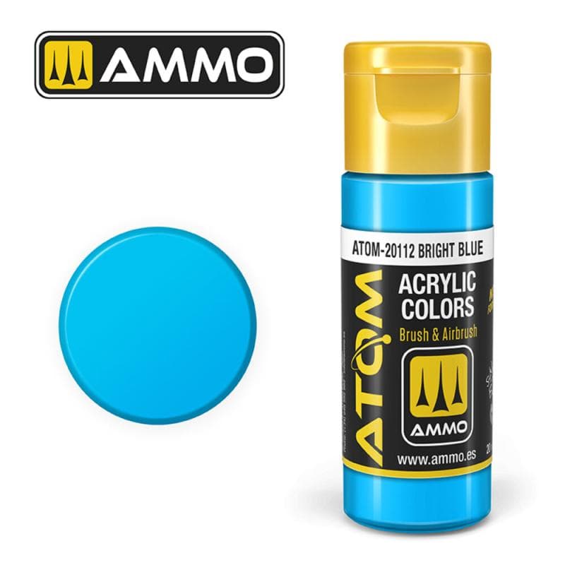Atom Color Bright Blue
