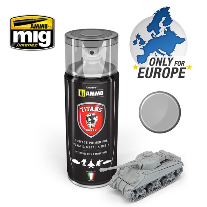 Light Grey Matt Primer - Titans Hobby