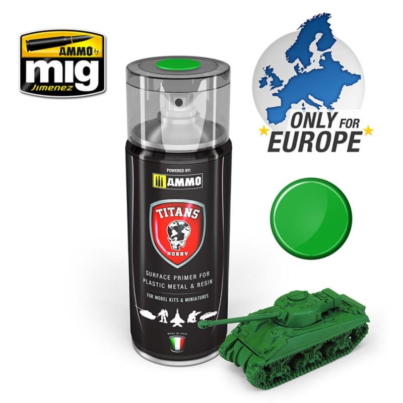Emerald Green Matt Primer - Titans Hobby