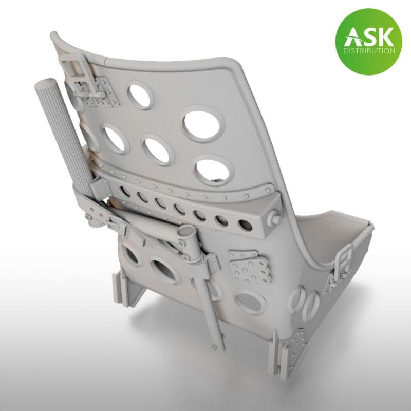 A6m Zero Seat Early With Strarting Handle - 3d Print