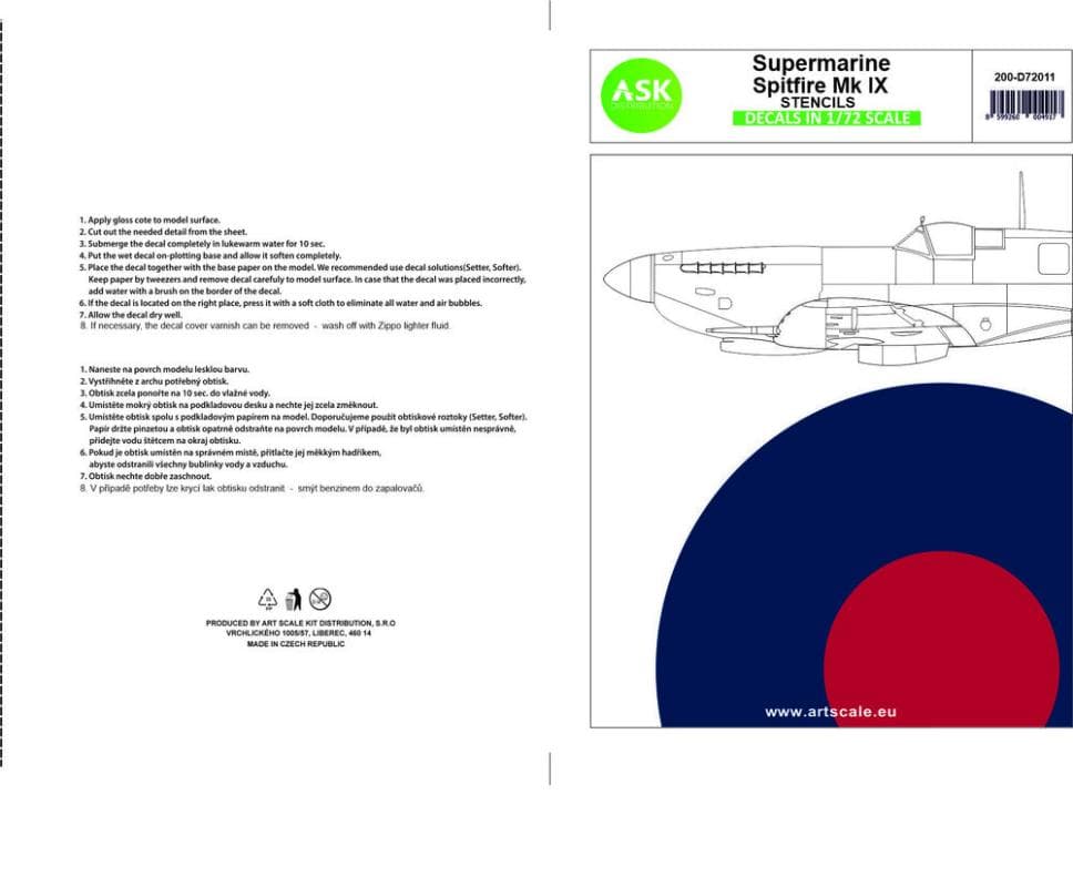 Spitfire Mk.Ixc And Mk.Ix - Stencils