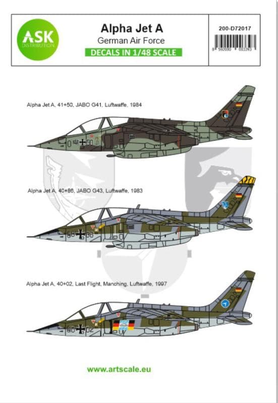 Alpha Jet A Bundeswehr, German Air Force