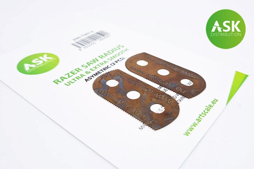 Ask Razor Saw Radius - Ultra & Extra Smooth Asymmetric 100/65 Teeth 2 Pc.