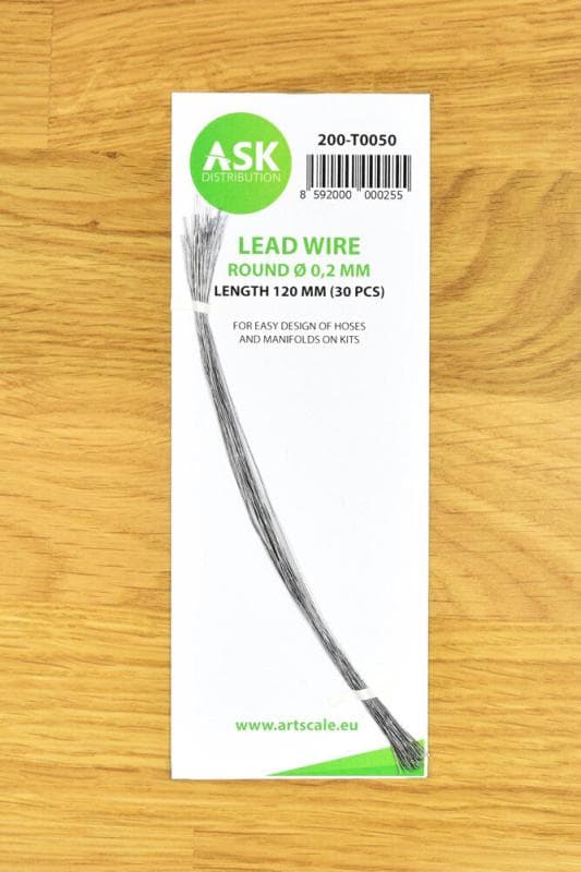 Lead Wire - Round à 0,2 Mm X 120 Mm (Cca. 30 Pcs)