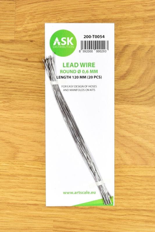 Lead Wire - Round à 0,6 Mm X 120 Mm (Cca. 20 Pcs)
