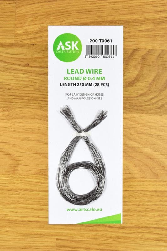Lead Wire - Round à 0,4 Mm X 250 Mm (Cca. 28 Pcs)