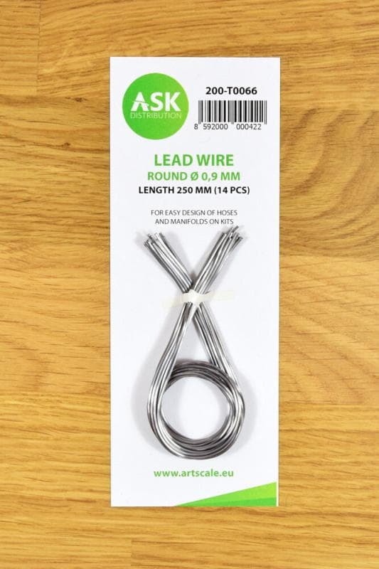 Lead Wire - Round à 0,9 Mm X 250 Mm (Cca. 14 Pcs)