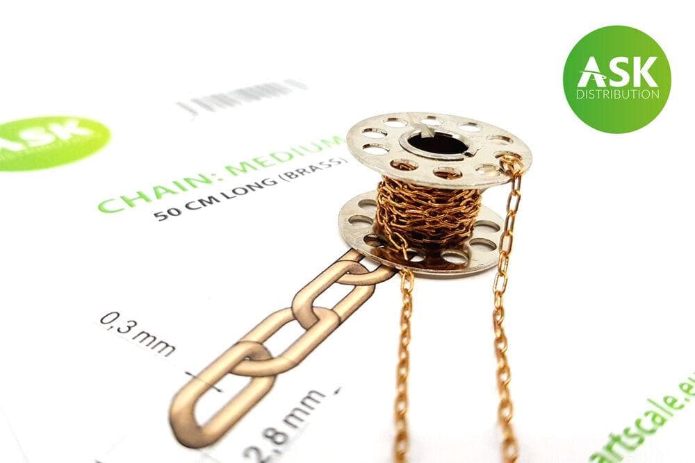 Chain: Medium - 50 Cm Long (Brass)