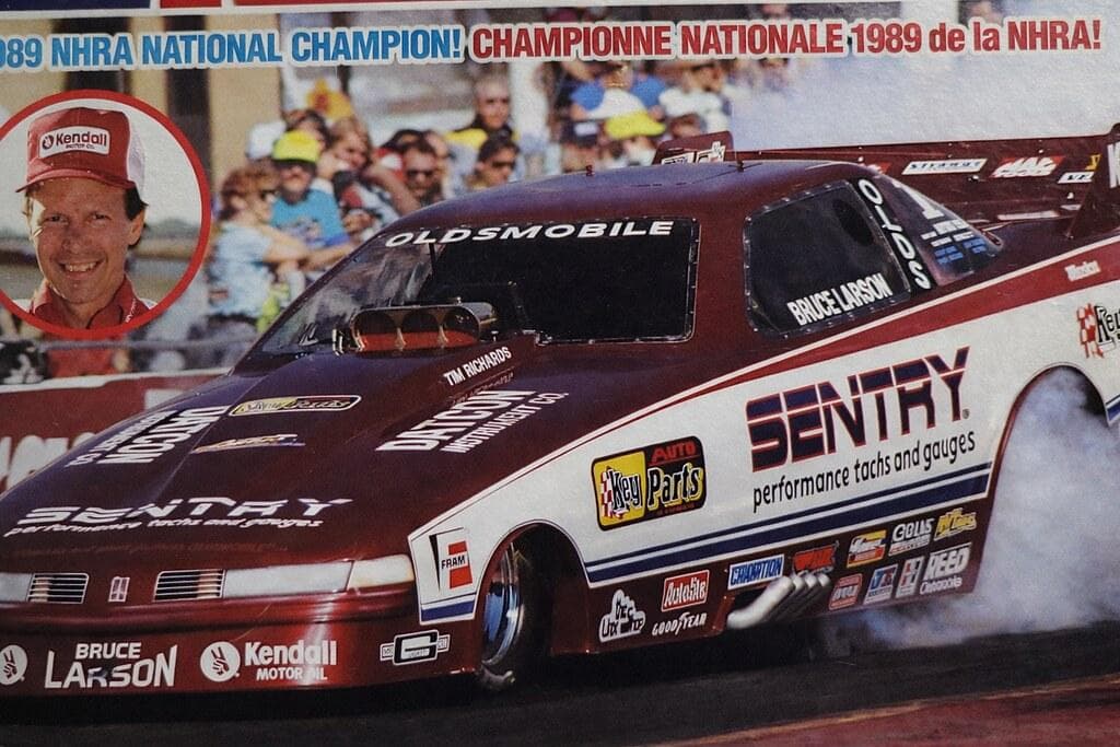 Bruce Larsons Sentry 1989 Oldsmobile Funny Car