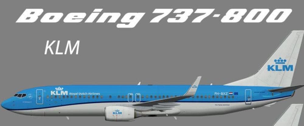 Boeing 737-800 Klm