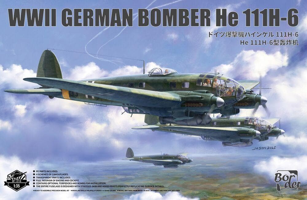Ww2 German Bomber He 111h-6