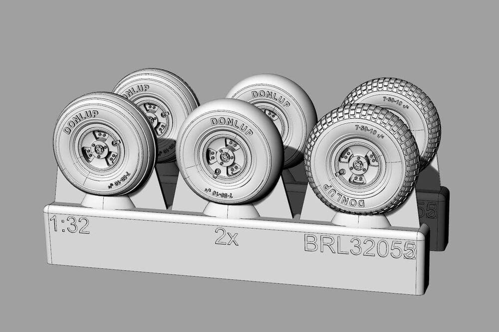Spitfire 3 - Spoke Wheels Set (3 Types Of Tires)