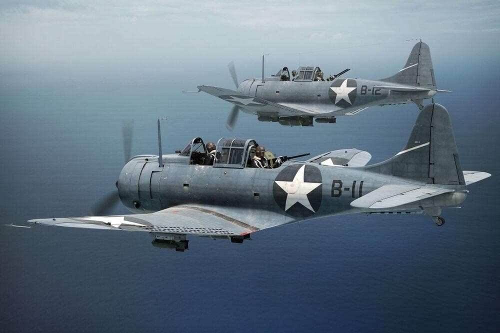 Sbd-3 Dauntless Midway