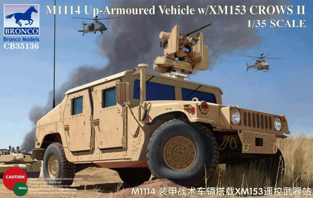 M1114 Up-Armoured Vehicle W/Xm153crowsii