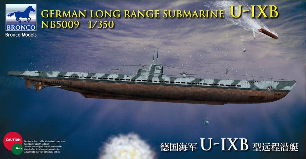 German Long Range Submarine Type U-Ix B