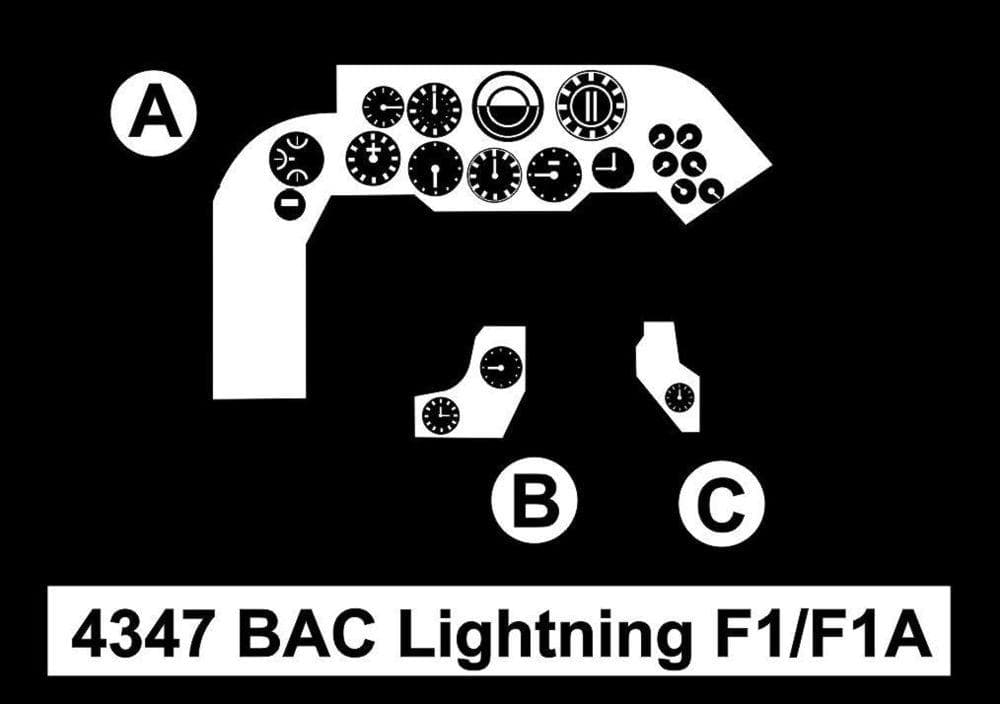 Bac Lightning F1/F1a - Cockpit Set