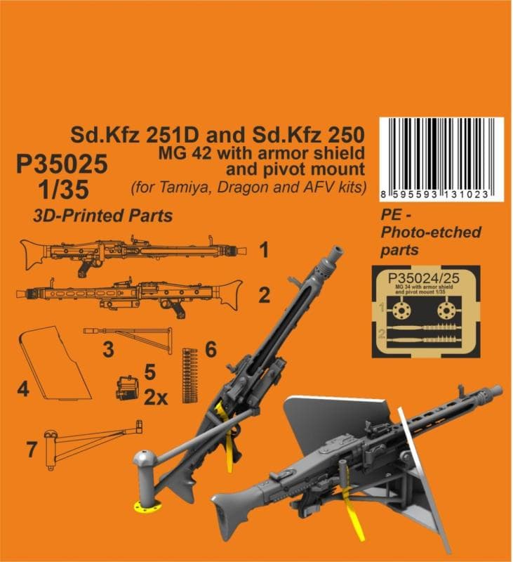 Sd.Kfz 251d/250a Mg 42 With Armor Shiels And Pivot Mount