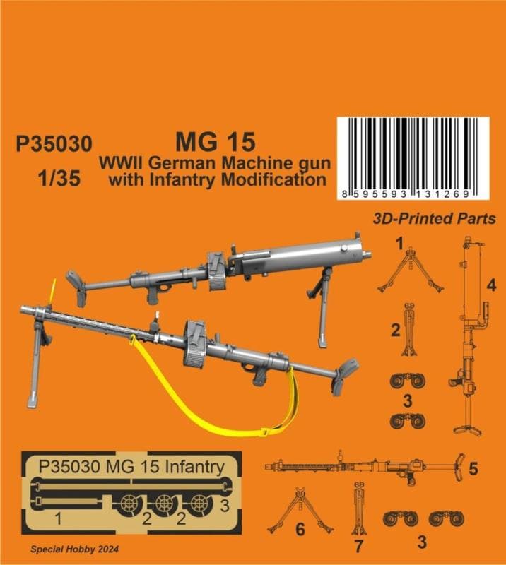 Mg 15 Machine Gun With Infantry Modification