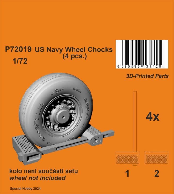 Us Navy Wheel Chocks (4 Pcs.)