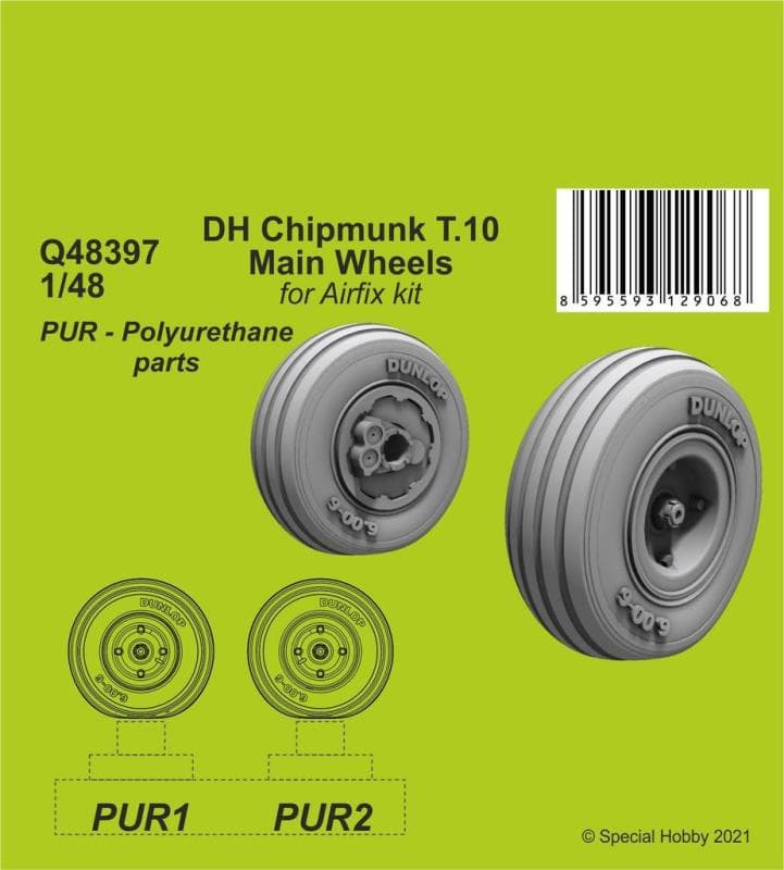 Dh Chipmunk T.10 - Main Wheels