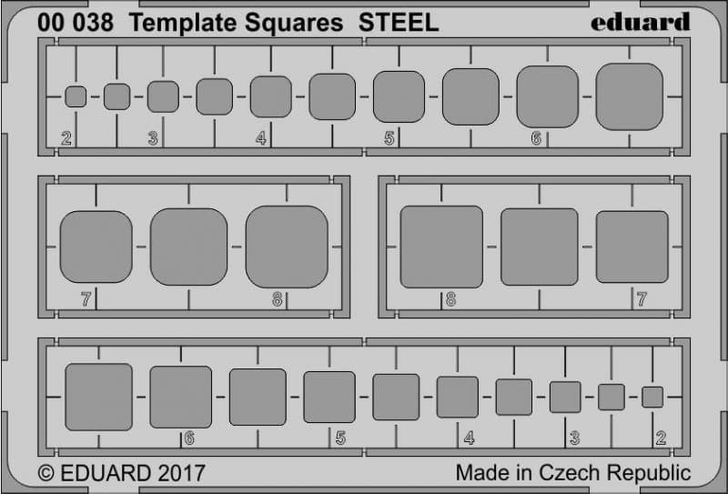 Template Squares Steel