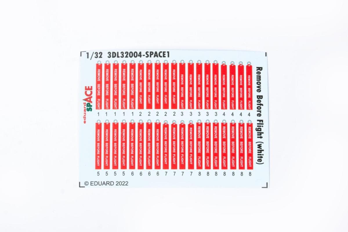 Remove Before Flight (White) Space